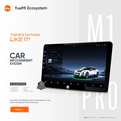 YueMi M1 Pro Car Android Stereo (4GB RAM 64GB ROM) - Sahiba Car