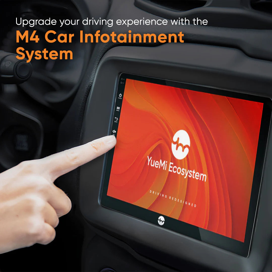 Yuemi M4 4GB+64 GB Multimedia Player with 360° Birdview, Support 4G Internet - Sahiba Car