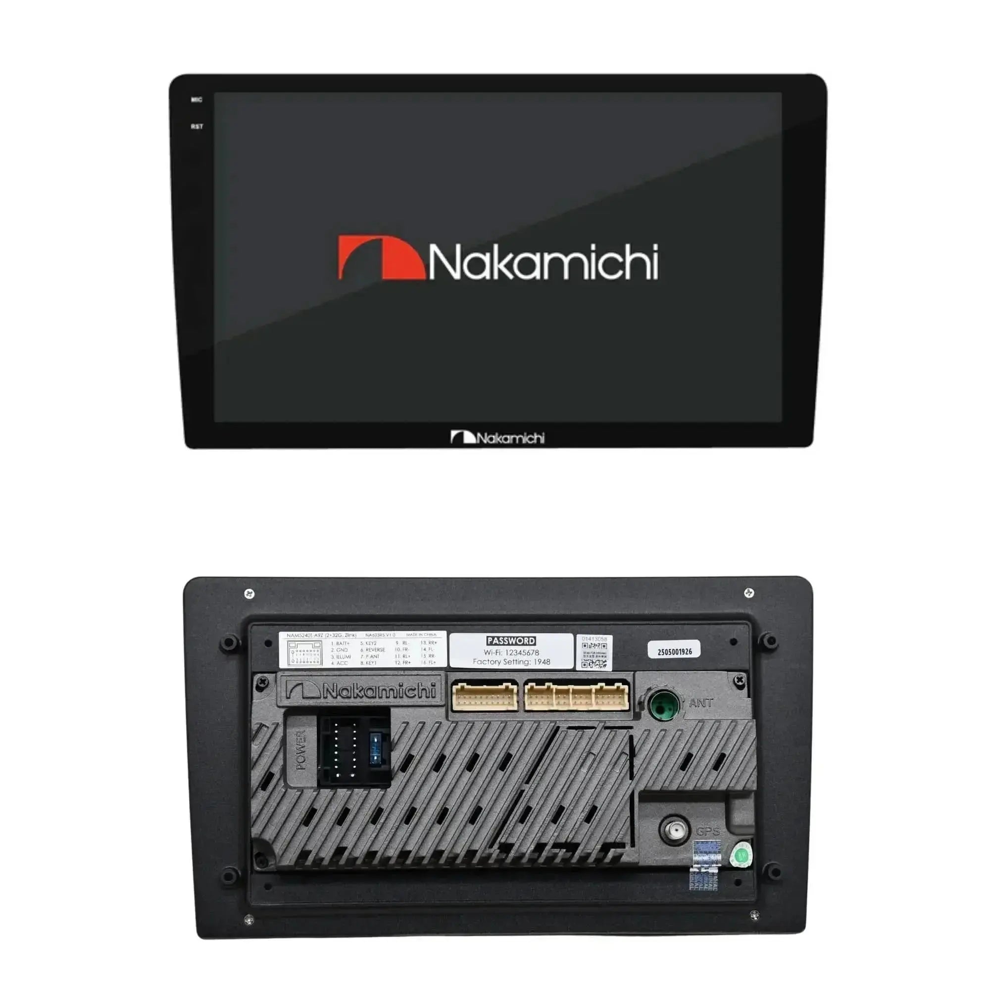 中野　 Nakamichi NAM5240T-A9Z: Advanced Android Stereo w/ Carplay