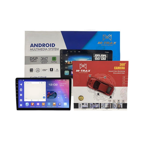 Mtrax Android Stereo With 360 Camera Kit - Sahiba Car