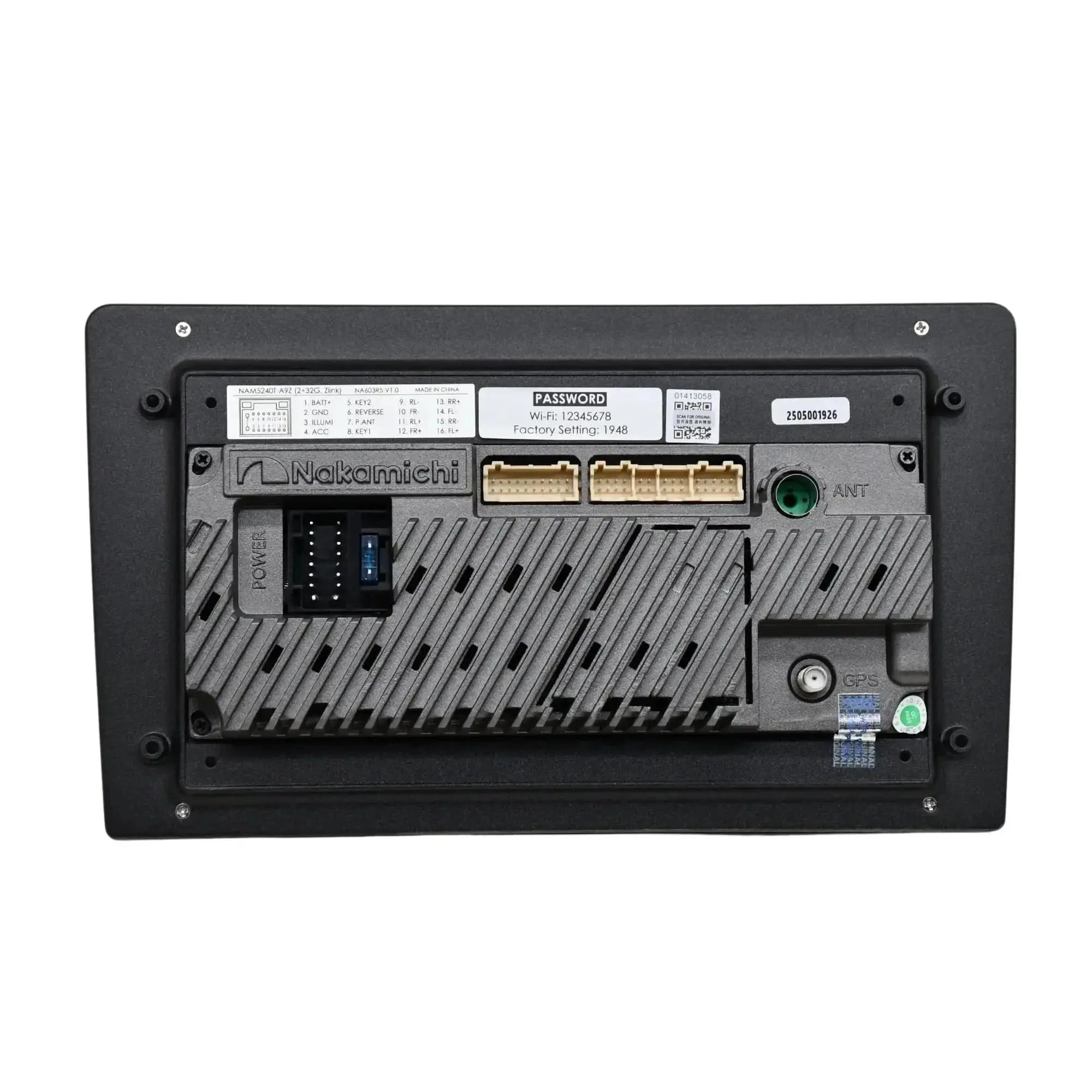 NAKAMICHI NAM5260 4GB RAM 64GB STORAGE ANDROID CAR STEREO - Sahiba Car