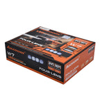 Aozoom W7 4 Lens Auxiliary Car Lights with optical glass design, showcasing durable mounting and clear lens for enhanced visibility.