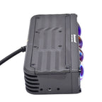 AOZOOM W7 4 Lens Auxiliary Car Lighting with optical glass design, showcasing durable lenses and sleek installation features.