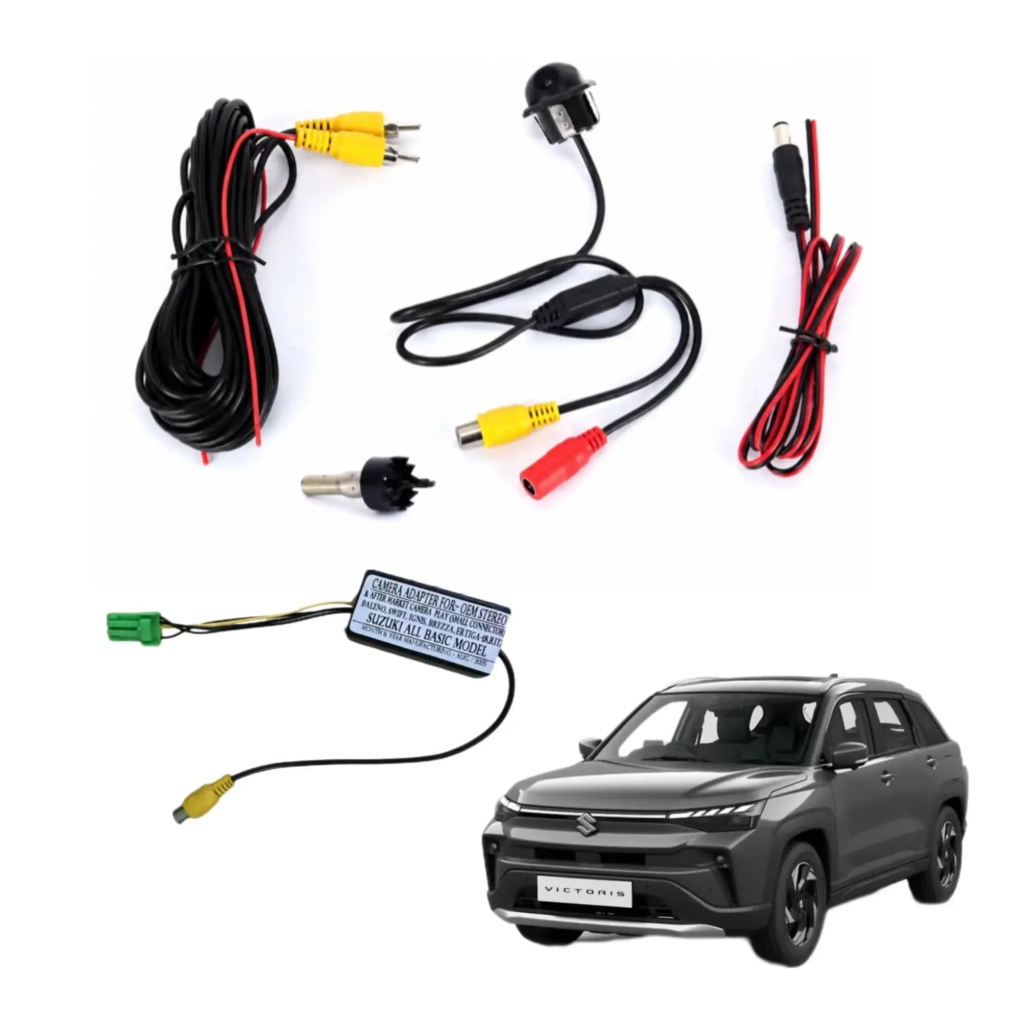 Victoris base model Reverse camera for OEM Stereo with activator Cruleon