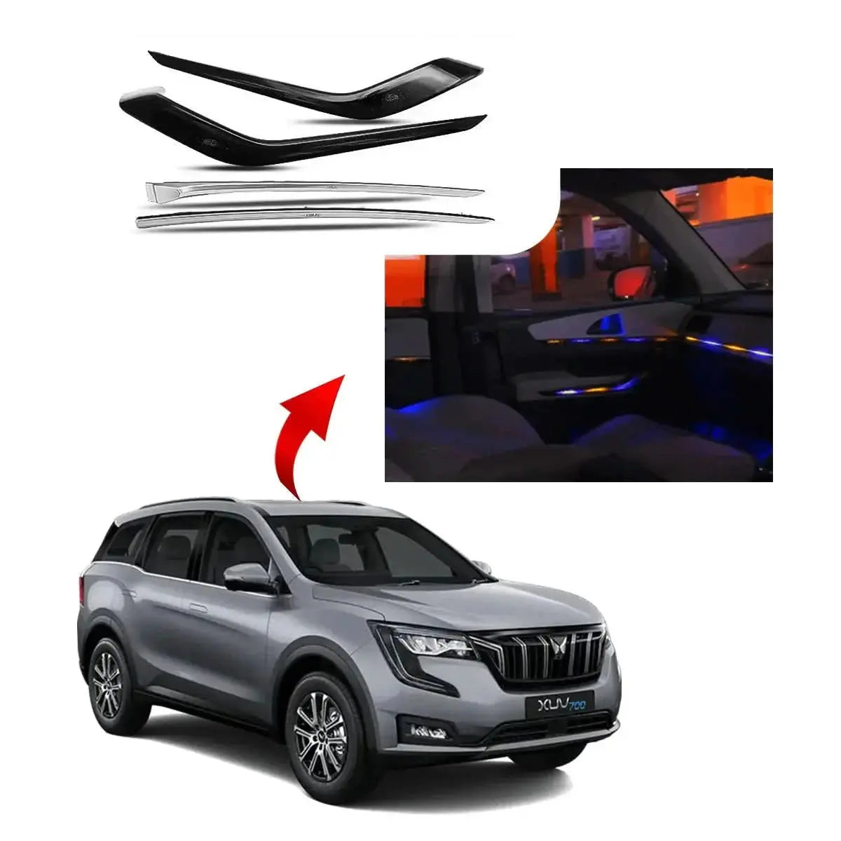 Xuv 700 Proper fit ambient light - Cardi  Xuv 700 specific ambient light CARDI