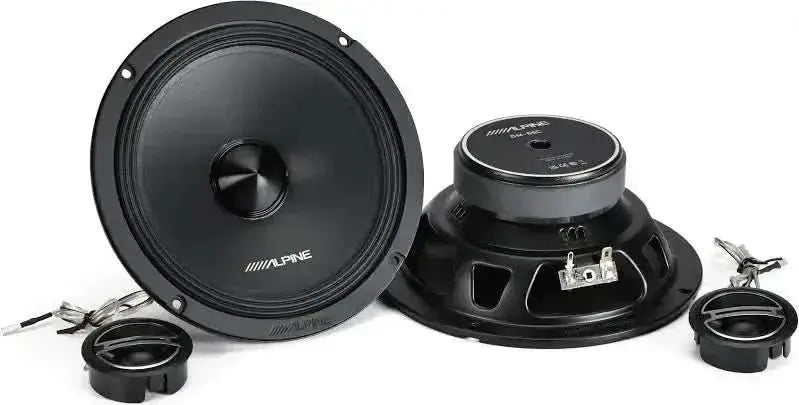 ALPINE DM-65C & DM-65 6.5" 2-Way Component & Coaxial Speaker Combo ALPINE