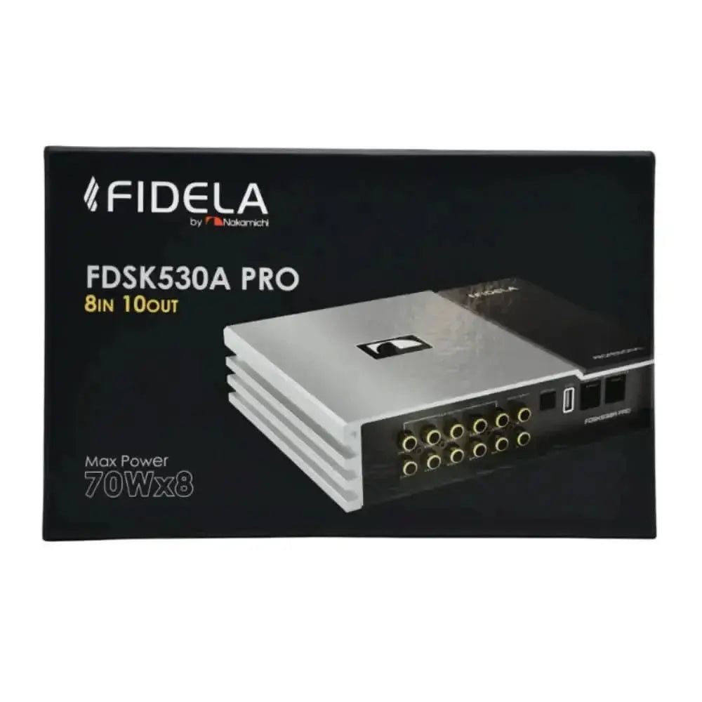 Nakamichi Fidela FDSK530A PRO 8-Channel DSP Power Amplifier Nakamichi