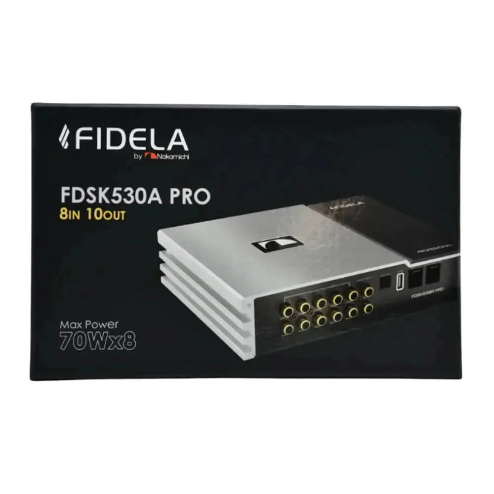 Nakamichi Fidela FDSK530A PRO 8-Channel DSP Power Amplifier Nakamichi