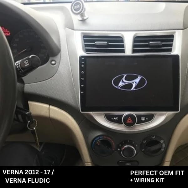 Verna Fludic 9-Inch Android Double DIN Dashboard Frame