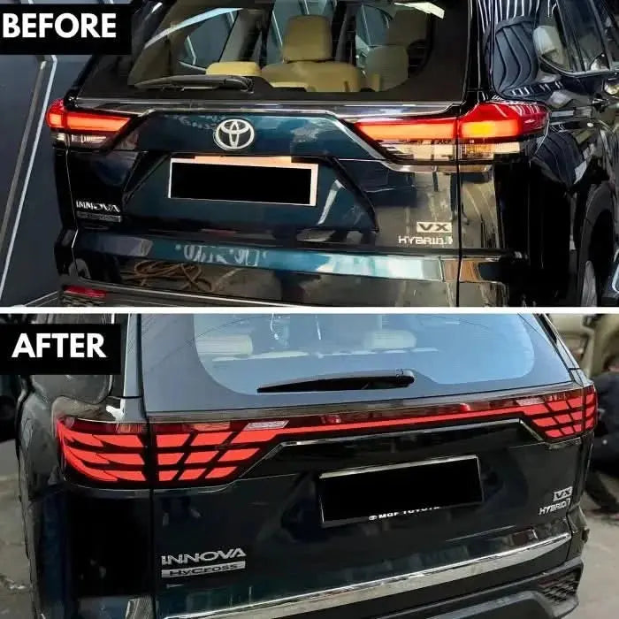 Innova Hycross Alphard Tail Lights - Red Glass - Sahiba Car