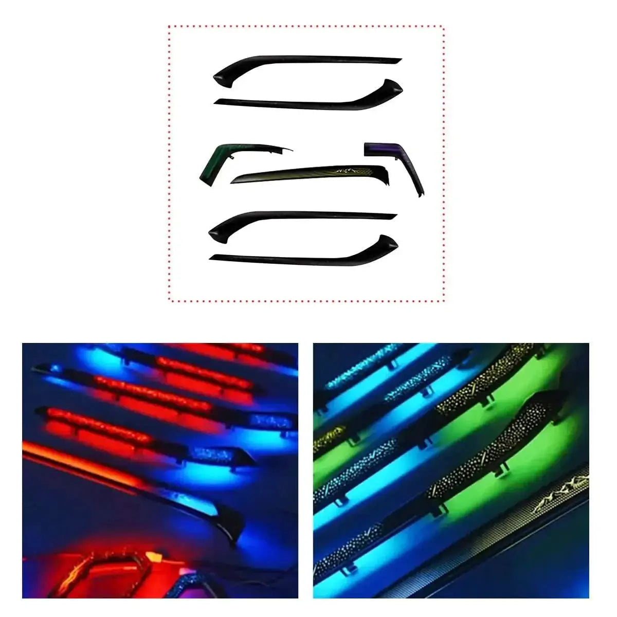 Grand Vitara Interior Ambient Lighting | Cardi K4 19 Pieces Kit - Sahiba Car