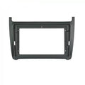 Sahiba Car VW Polo 9-inch Android frame with Canbus, shockproof and UV resistant mount installed in vehicle dashboard.
