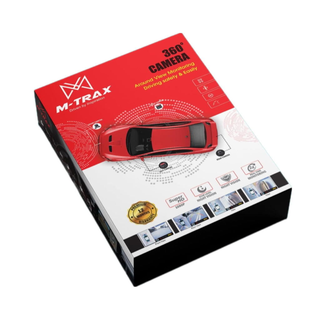 Nippon Android Stereo 9 Pro Extreme car stereo with built-in 360 camera kit, featuring a touchscreen display and modern design.