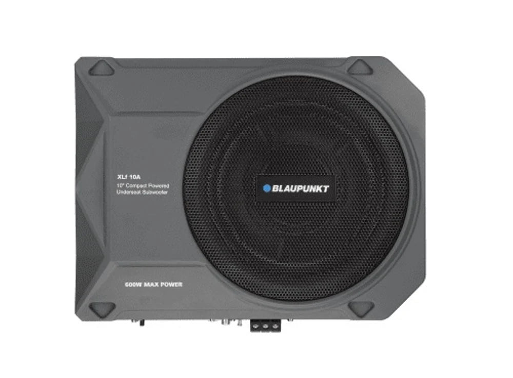 Blaupunkt XLF 10A 10” Compact Active Under Seat Subwoofer (150W RMS 600W Peak) - Sahiba Car