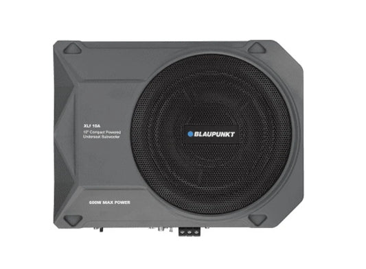 Blaupunkt XLF 10A 10” Compact Active Under Seat Subwoofer (150W RMS 600W Peak) - Sahiba Car