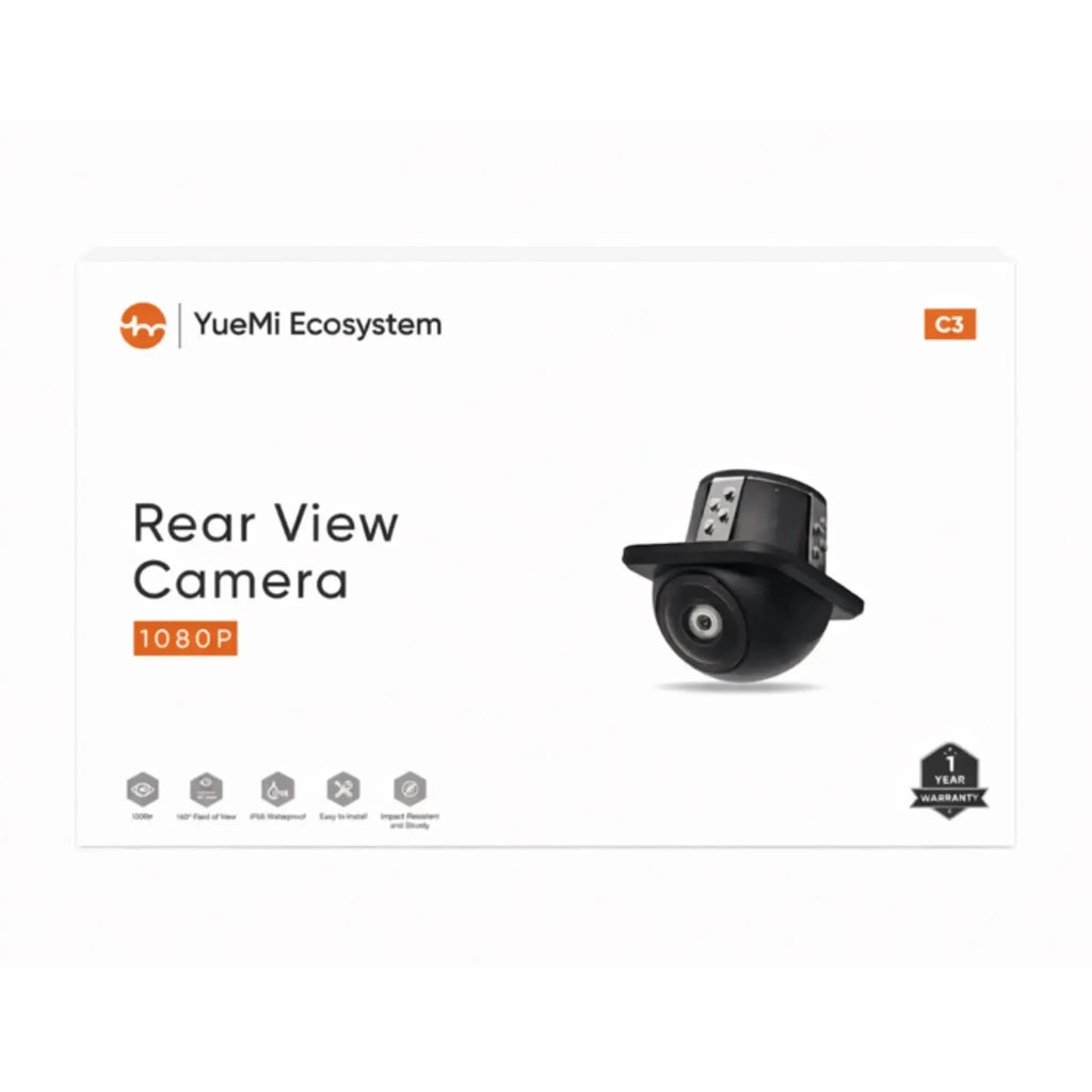 Yuemi C-3 1080P Dome-Style Rearview Camera with 160° Wide Angle & Night Vision YUEMI ECOSYSTEM