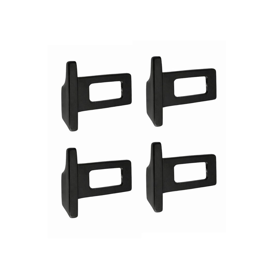 4 Pc Set Premium Metal Car Seat Belt Buckle Clips