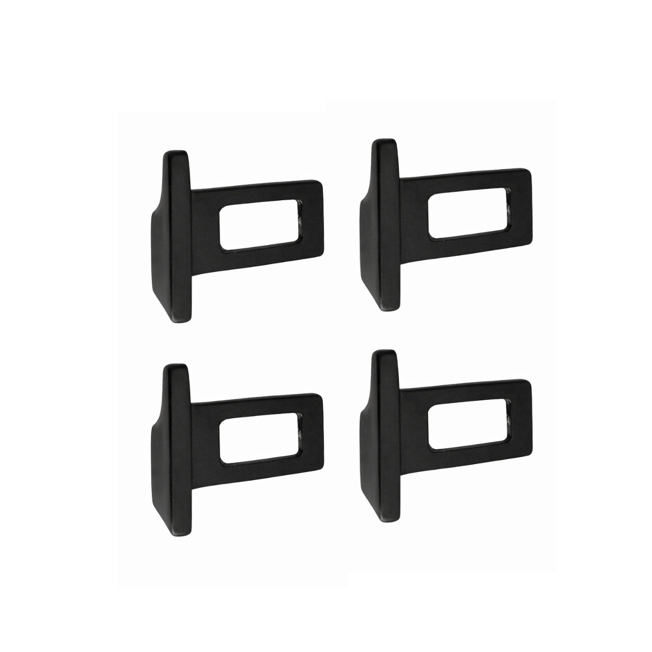 4 Pc Set Premium Metal Car Seat Belt Buckle Clips