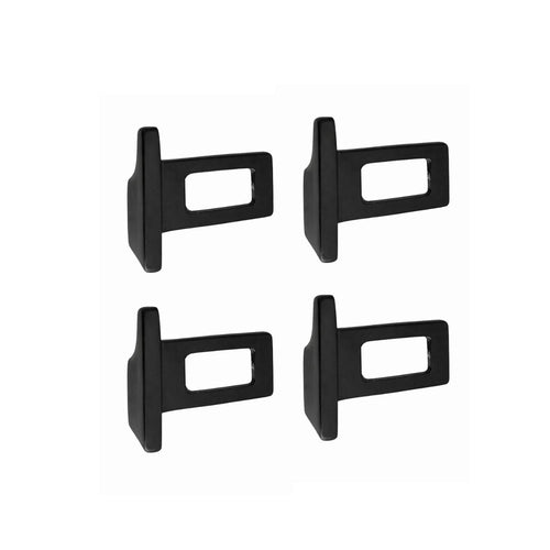 4 Pc Set Premium Metal Car Seat Belt Buckle Clips