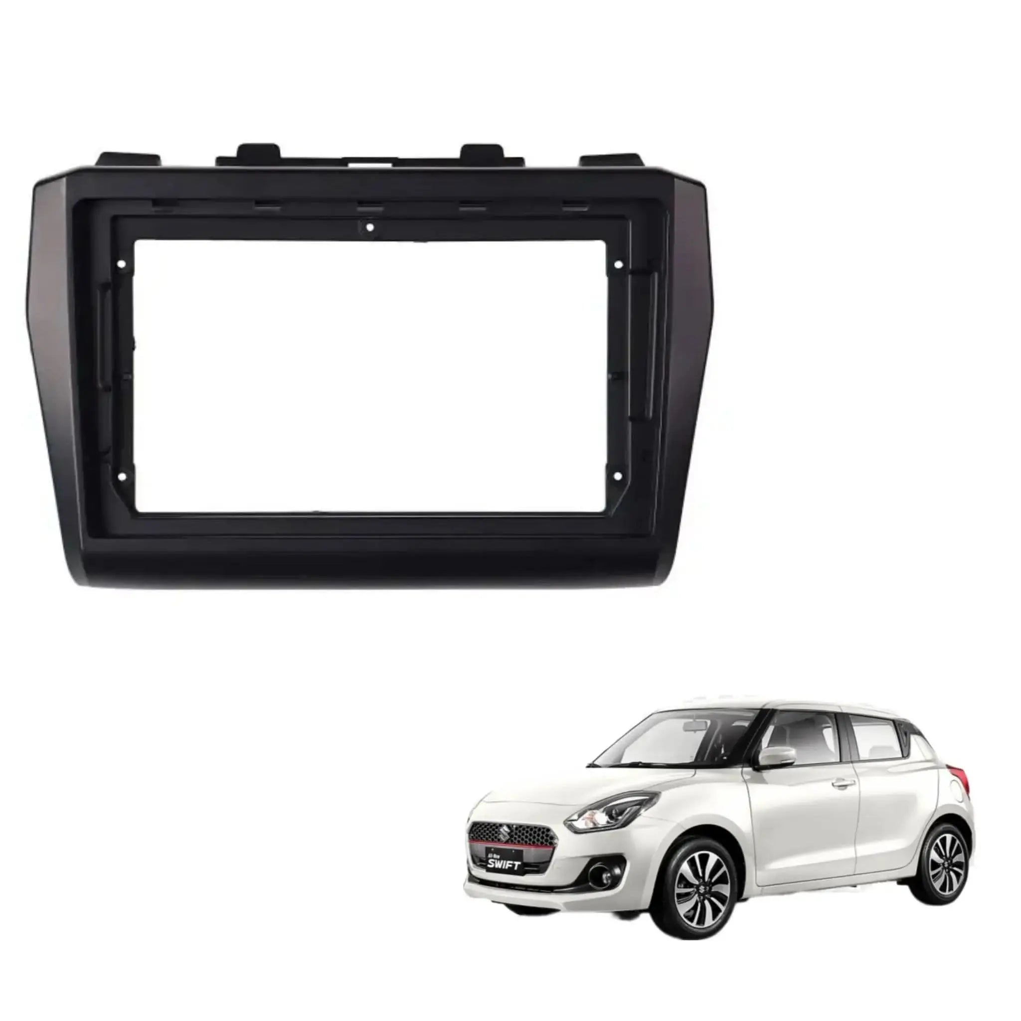 Swift 2018 onwards 9 inches Android Frame with Coupler - Sahiba Car