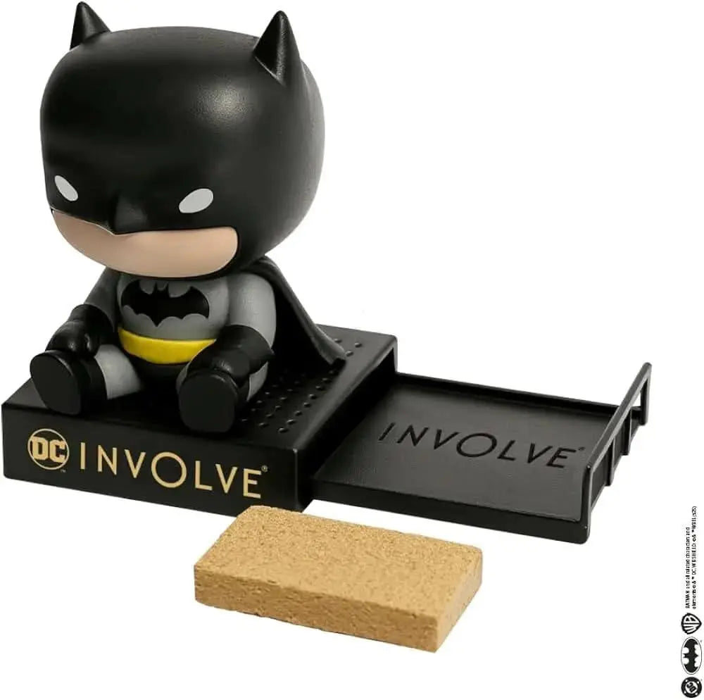 DC Batman Bobblehead Fiber Car Perfume with Batman Keychain | Action Figure Bobblehead | OFFICIAL DC MERCHANDISE Limited Edition for Car Dashboard & Office Desk - Sahiba Car