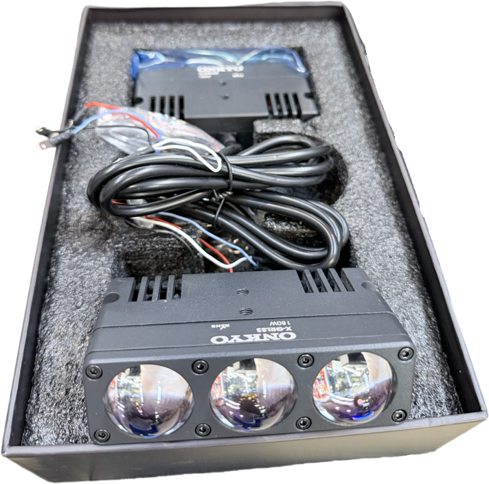 Onkyo Grille Lights - 3 Lens Projector Spot Lights - Sahiba Car