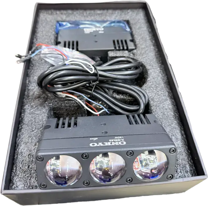 Onkyo Grille Lights - 3 Lens Projector Spot Lights - Sahiba Car