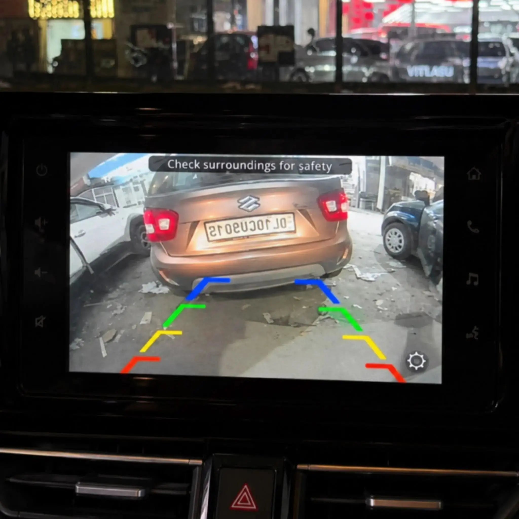 Victoris base model Reverse camera for OEM Stereo with activator Cruleon