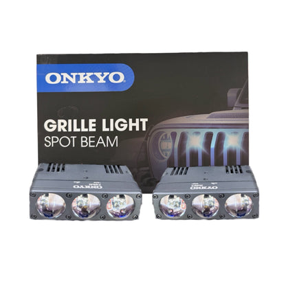 Onkyo Grille Lights - 3 Lens Projector Spot Lights - Sahiba Car