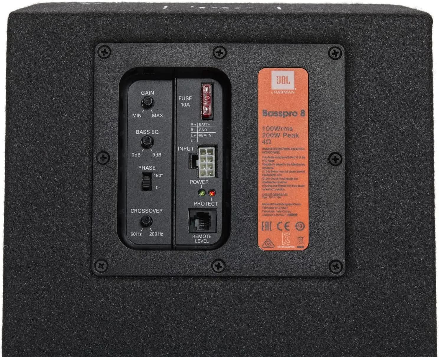 JBL BassPro 8" Active Subwoofer with 100W Class D Amplifier JBL