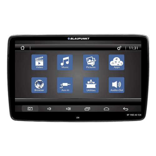 Blaupunkt RSE 10.1 Inch Android Rear Seat Entertainment System Capacitive Touchscreen 2GB RAM HDMI Input