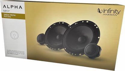 Infinity Alpha 601CF 6.5" 2-Way Car Audio Component Speakers (315W Peak 45W RMS) - Sahiba Car