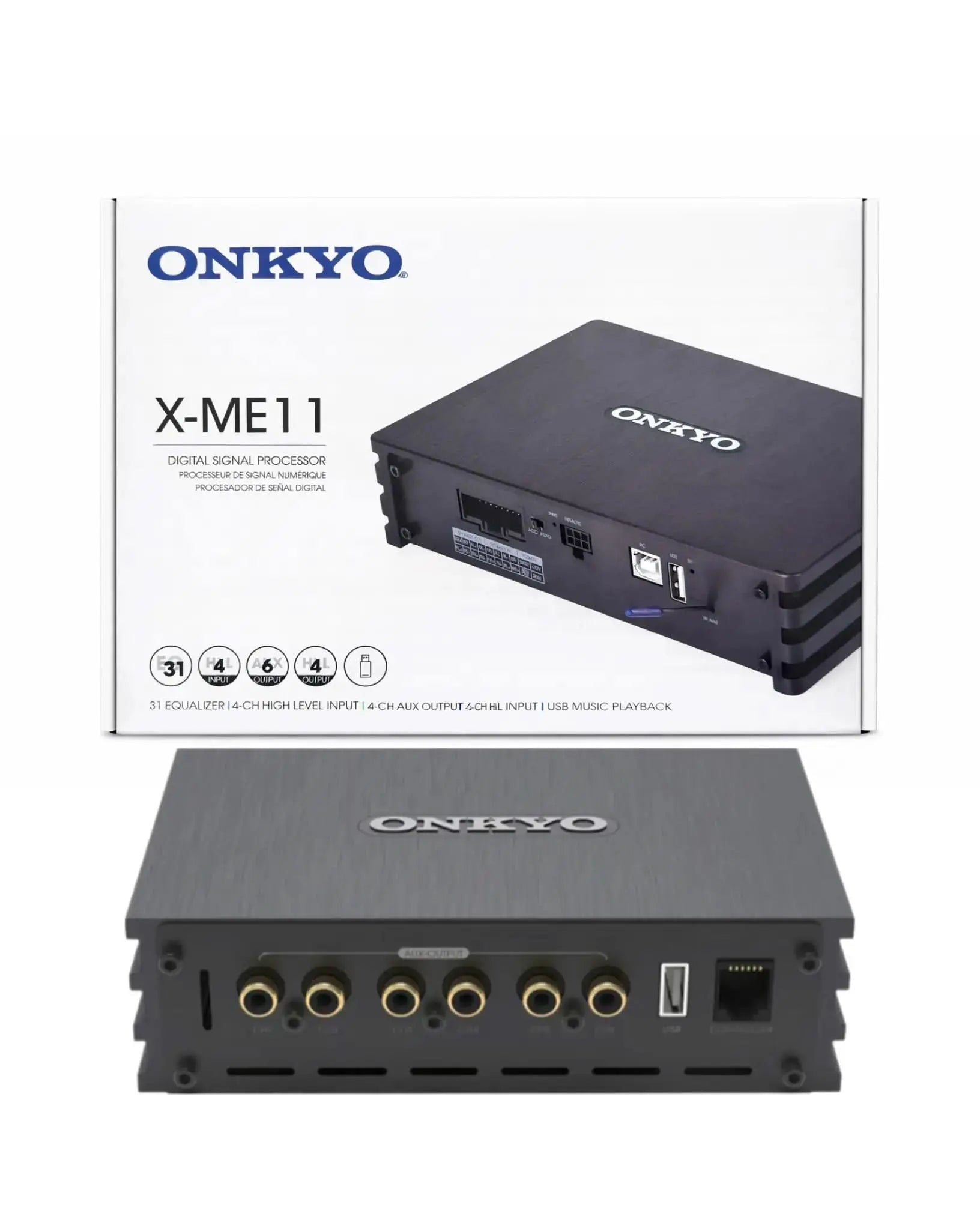 Onkyo X-ME11 DSP Amplifier for car | Onkyo Digital Sound Processor X-ME11 - Sahiba Car