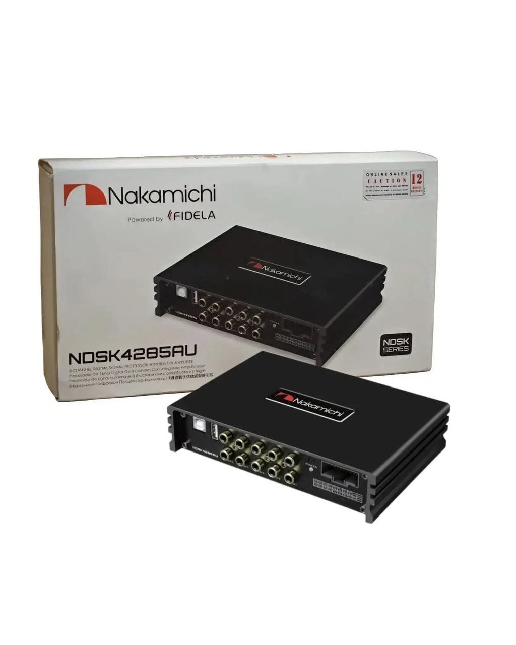 NAKAMICHI NDSK4285AU Input: 2 Channels low level,4 Channel high level input || Output: 8 Channels low level,4 Channels 70W Max power - Sahiba Car