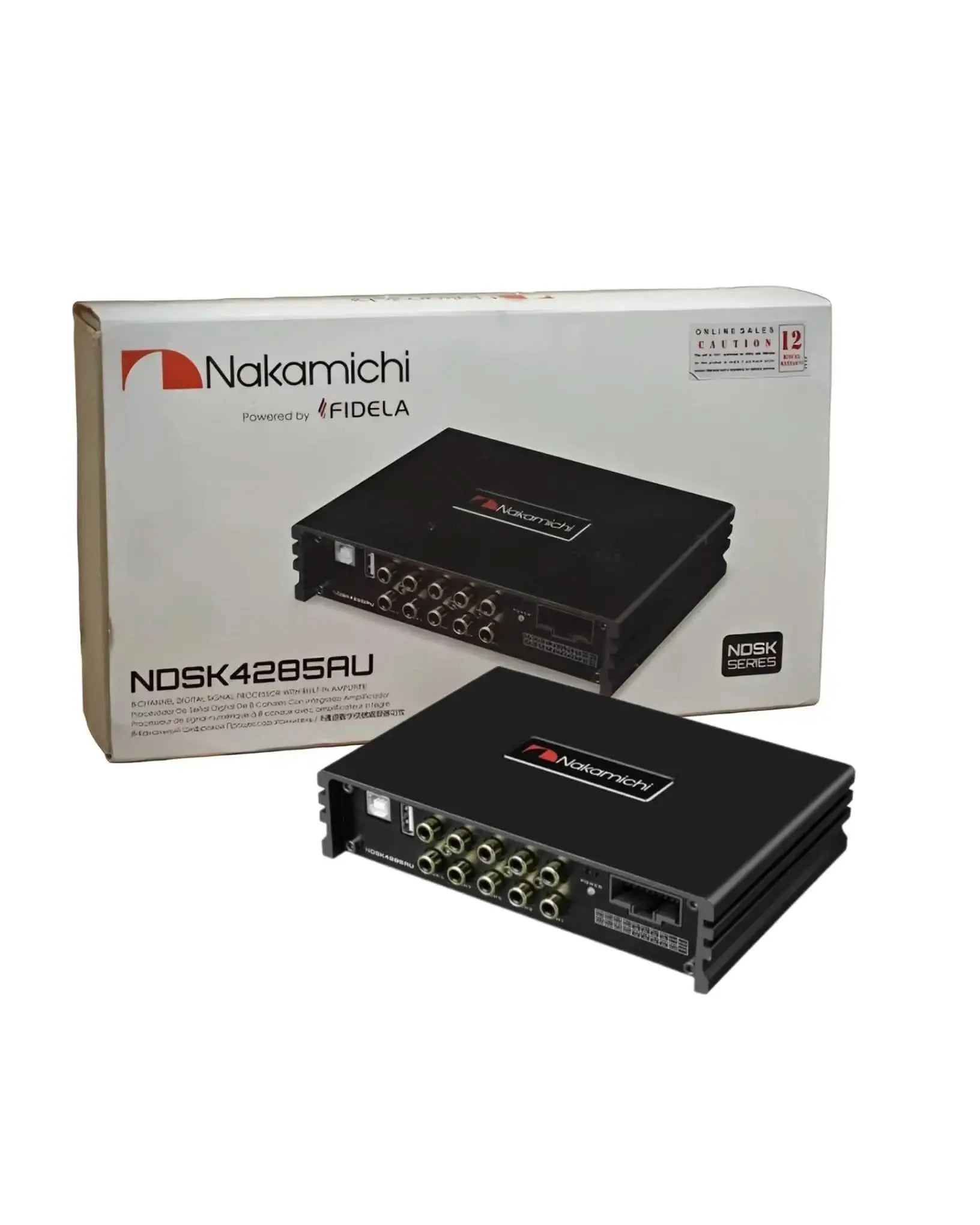 NAKAMICHI NDSK4285AU Input: 2 Channels low level,4 Channel high level input || Output: 8 Channels low level,4 Channels 70W Max power - Sahiba Car