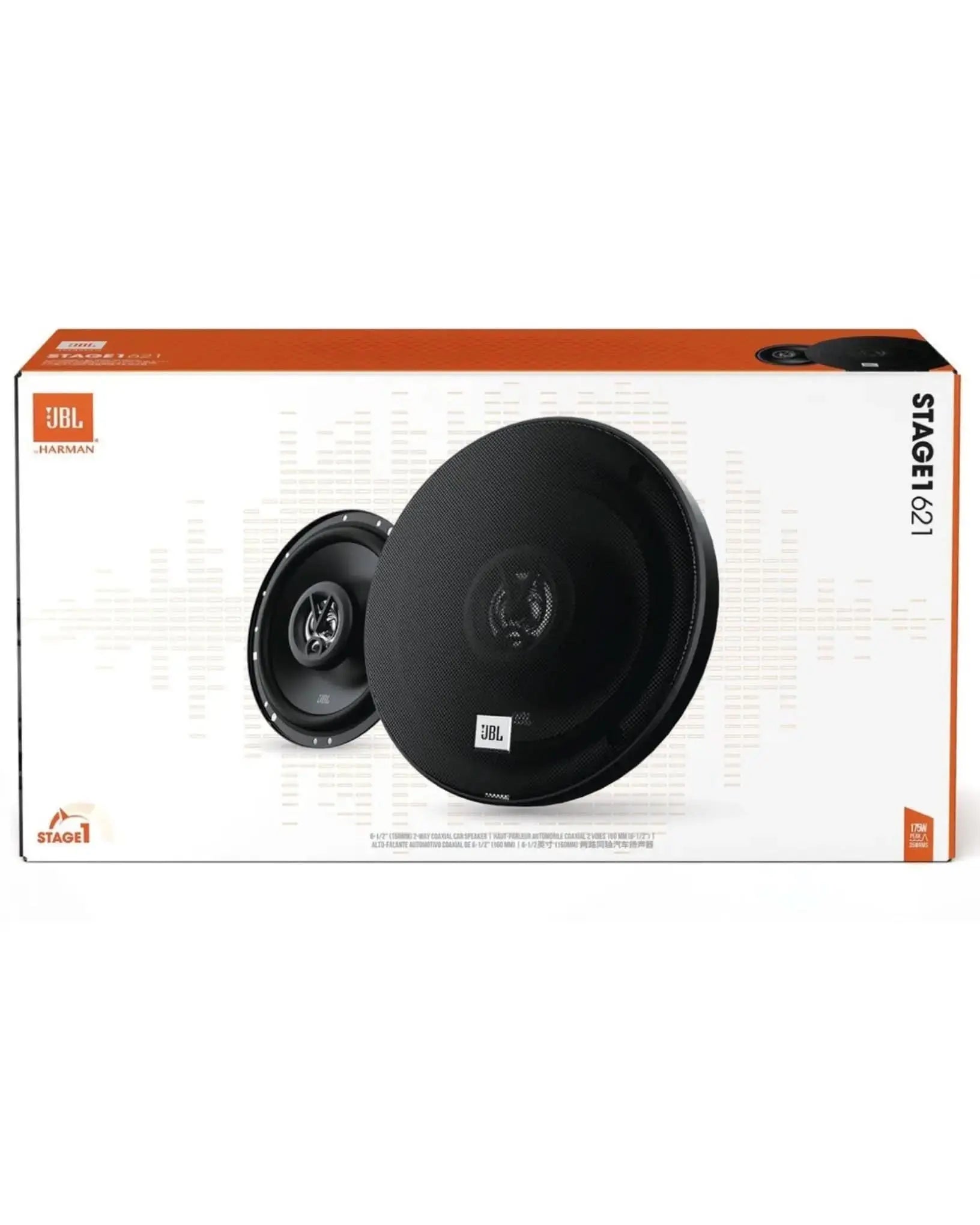 JBL Stage 1 621F | 6.5-Inch 2-Way Coaxial Car Speaker (350W Peak / 70W RMS) - Sahiba Car