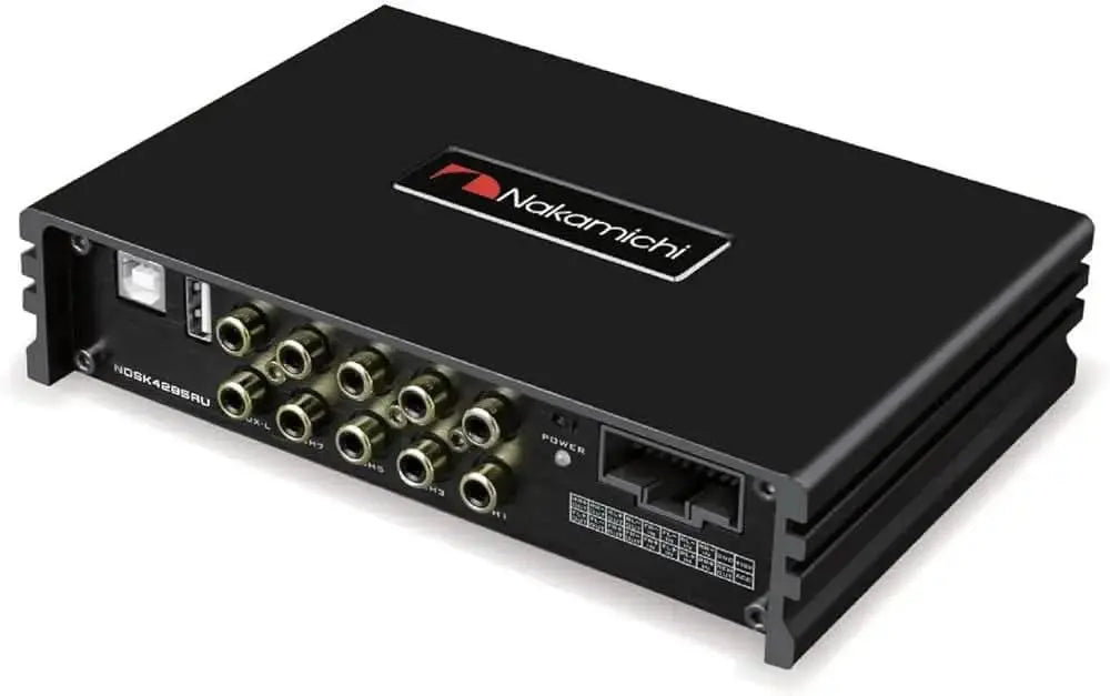 NAKAMICHI NDSK4285AU Input: 2 Channels low level,4 Channel high level input || Output: 8 Channels low level,4 Channels 70W Max power - Sahiba Car