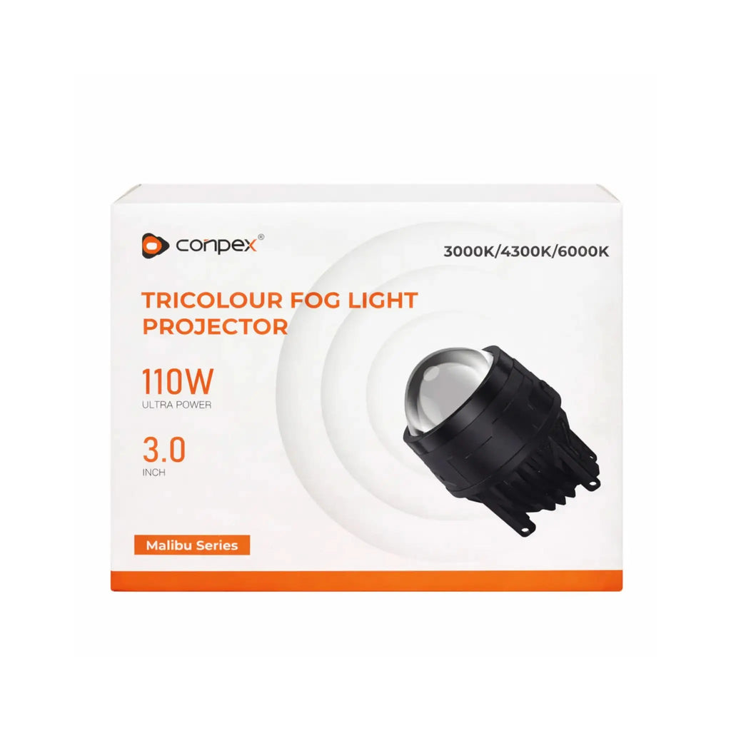 Conpex Malibu Series 110W Trio Color 3-Inch Fog Projector Lights Conpex