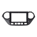 9-inch Android dashboard frame bezel, black with screen opening and vent cutouts
