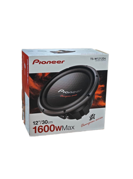 Pioneer TS-W1212D4 12" Champion Series DVC Suwoofer (500W RMS 1600W Peak) - Sahiba Car