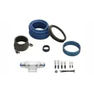 Blaupunkt BP 8A 8 AWG Amplifier Wiring Kit with Inline Fuse & Premium RCA Cables Sahiba Car