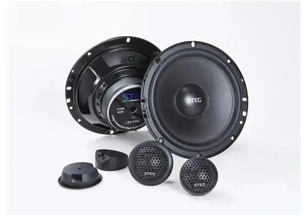 STEG LEO 650C II 6.5” Italian High-Performance 2-Way Component Car Speakers STEG