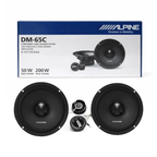 ALPINE DM-65C & DM-65 6.5" 2-Way Component & Coaxial Speaker Combo ALPINE