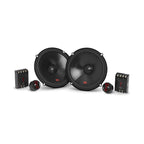 JBL Stage3 607CFHI 6.5-inch car component speakers in black, delivering 500W peak power for superior sound quality.