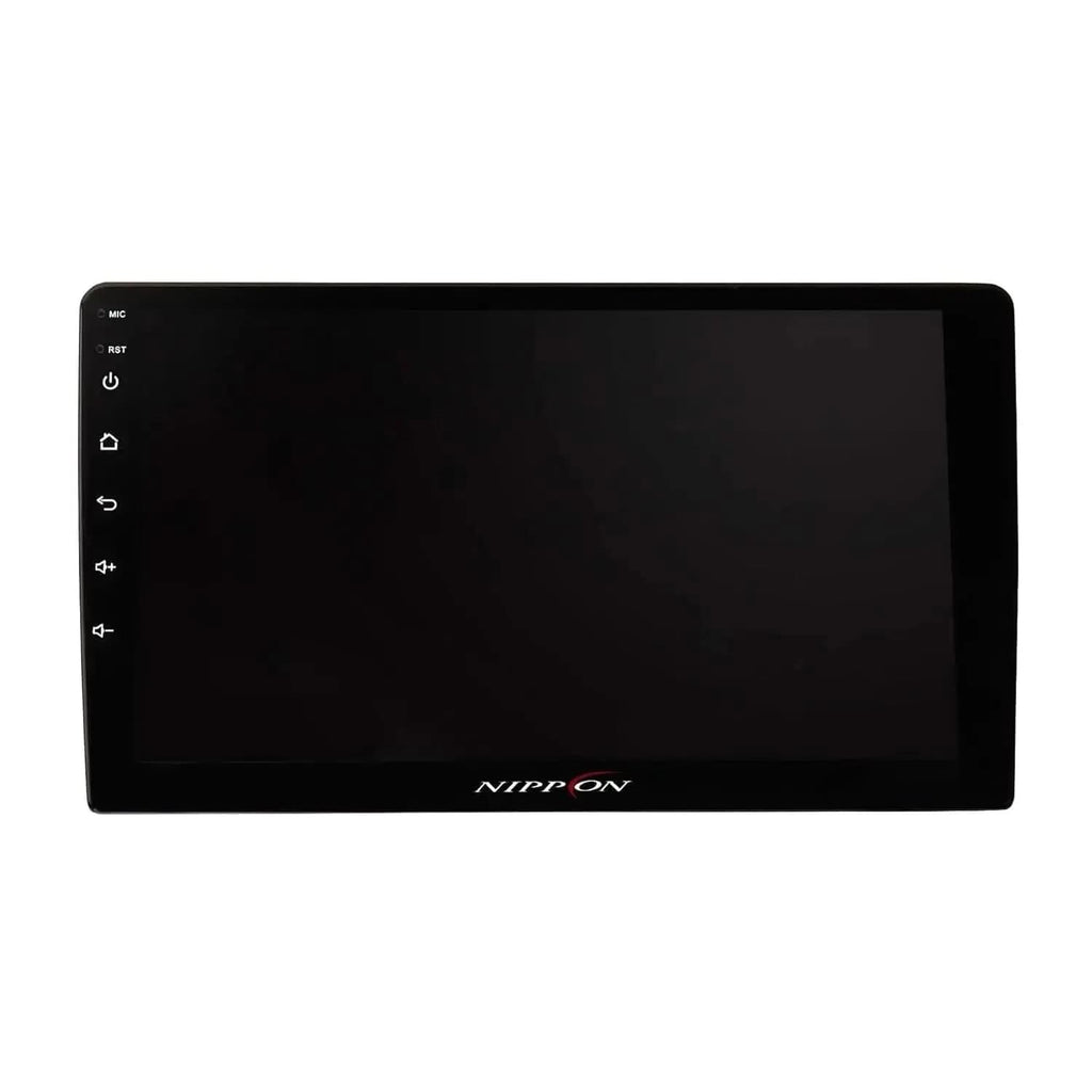Nippon Android Stereo 9 Pro Extreme car stereo with 360 camera kit, featuring touchscreen display and advanced multimedia functions.