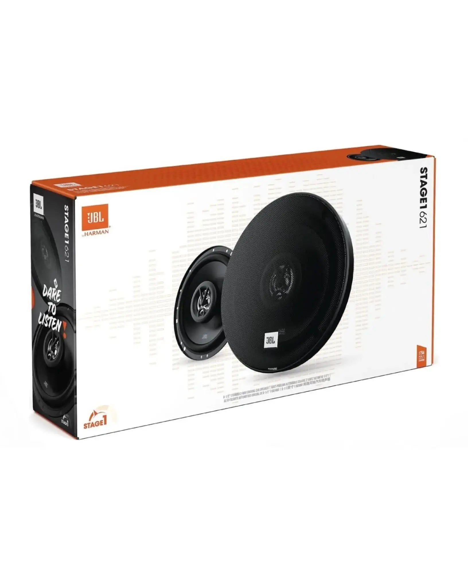 JBL Stage 1 621F | 6.5-Inch 2-Way Coaxial Car Speaker (350W Peak / 70W RMS) - Sahiba Car