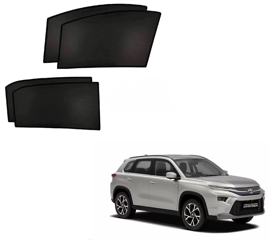 Toyota Hyryder Custom Fit Sunshade Mesh Window Covers Sahiba Car