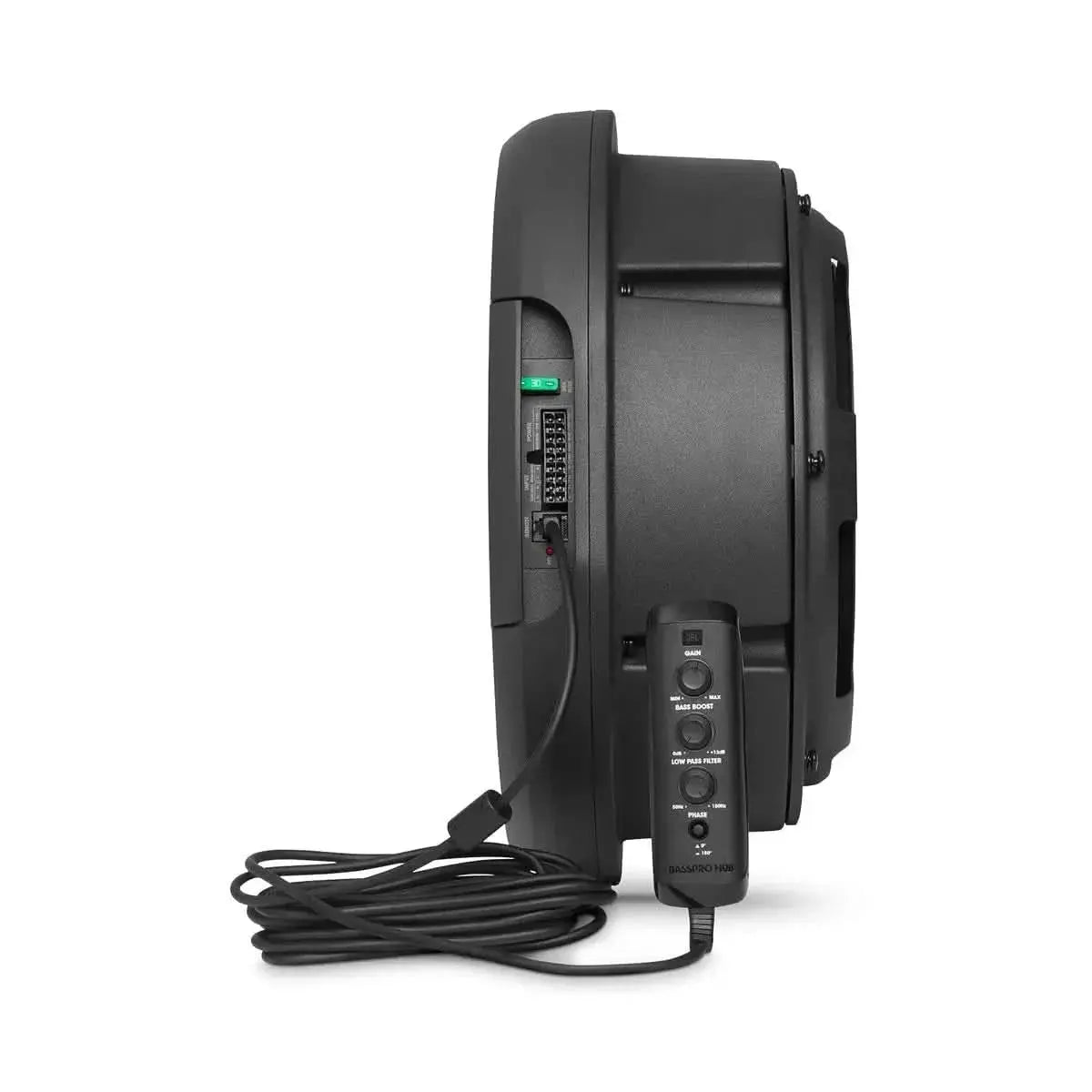 JBL BassPro Hub 11" 200W RMS Spare-Tire Active Subwoofer with Remote JBL