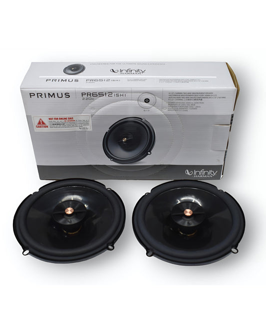 Infinity Primus PR6512ISHI 6.5" Coaxial Speakers (55W RMS 165W Peak) - Sahiba Car