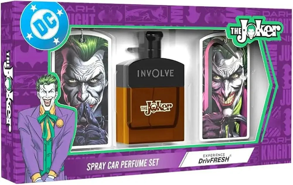 The Joker Car Perfume Spray (50ml) - DC Comics OFFICIAL MERCHANDISE - Sahiba Car